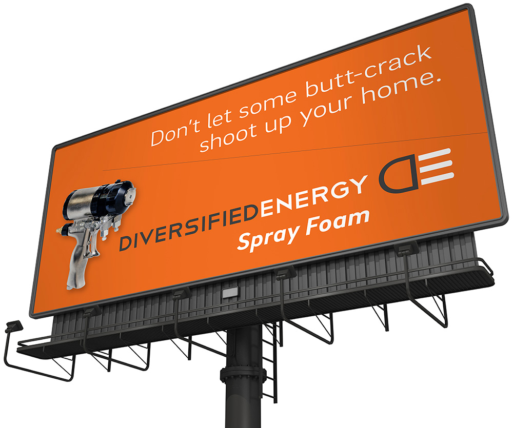 Diversified Energy Billboard by Cerberus, a full-service design, marketing, and web development company in New Orleans.