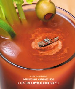 To help welcome maritime industry professionals to the 2018 International WorkBoat Show in New Orleans, Karl Senner tasked Cerberus with the design of this email announcement and printed invitation to their customer appreciation party.