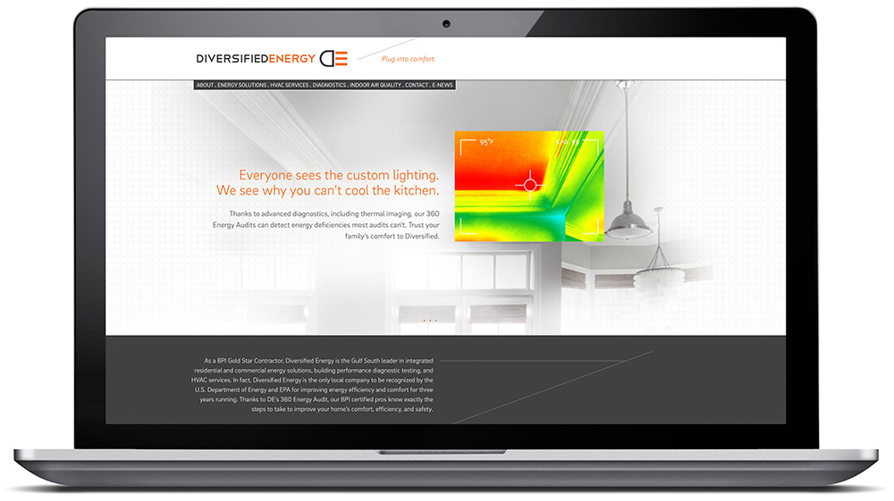 Diversified Energy Website by Cerberus, a full-service design, marketing, and web development company in New Orleans.